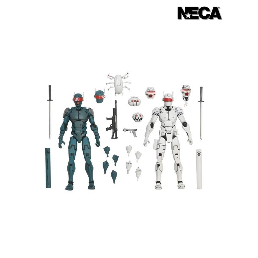 NECA 7" TMNT The Last Ronin Synja Robots 2-Pack