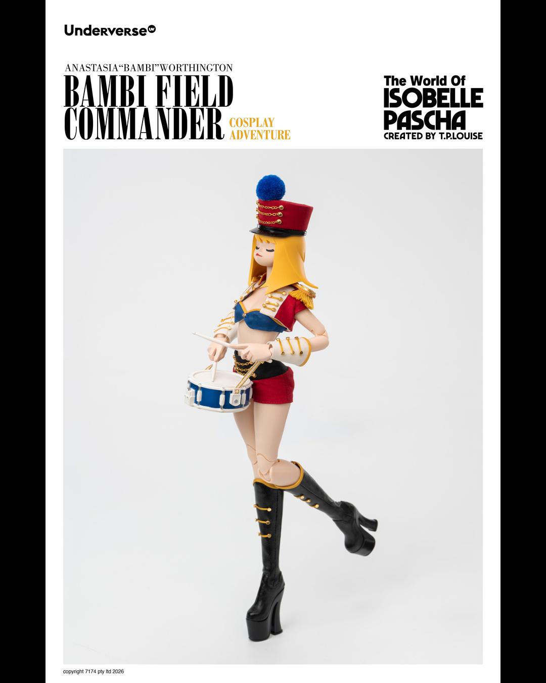Underverse UV202615-1 1/6 Isabelle Pasha Series Cosplay Series Field Commander Bambi