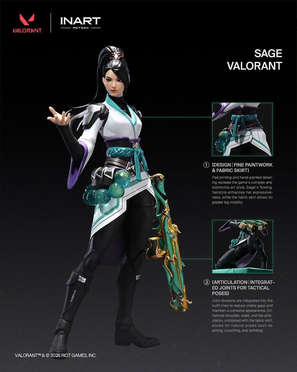 INART Action MaG-G0015 1/12 VALORANT - Sage