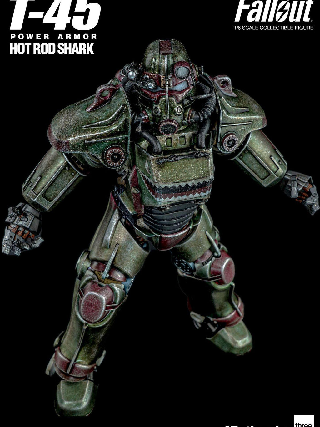 Threezero 3Z0309 1/6 Fallout T-45 Hot Rod Shark Armor Pack