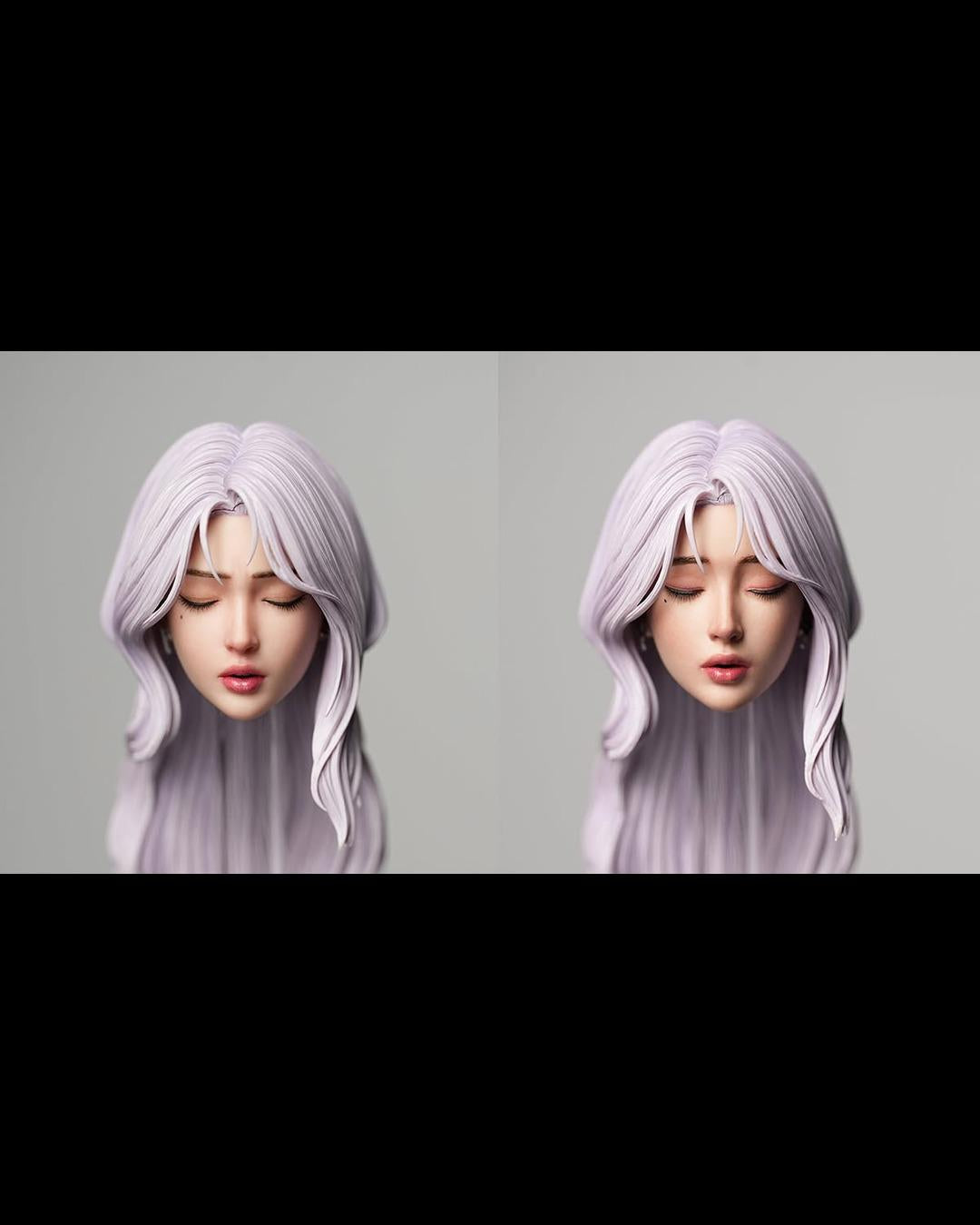 Atompunk 1/6 Gardenia Sword Maiden Head Sculpture