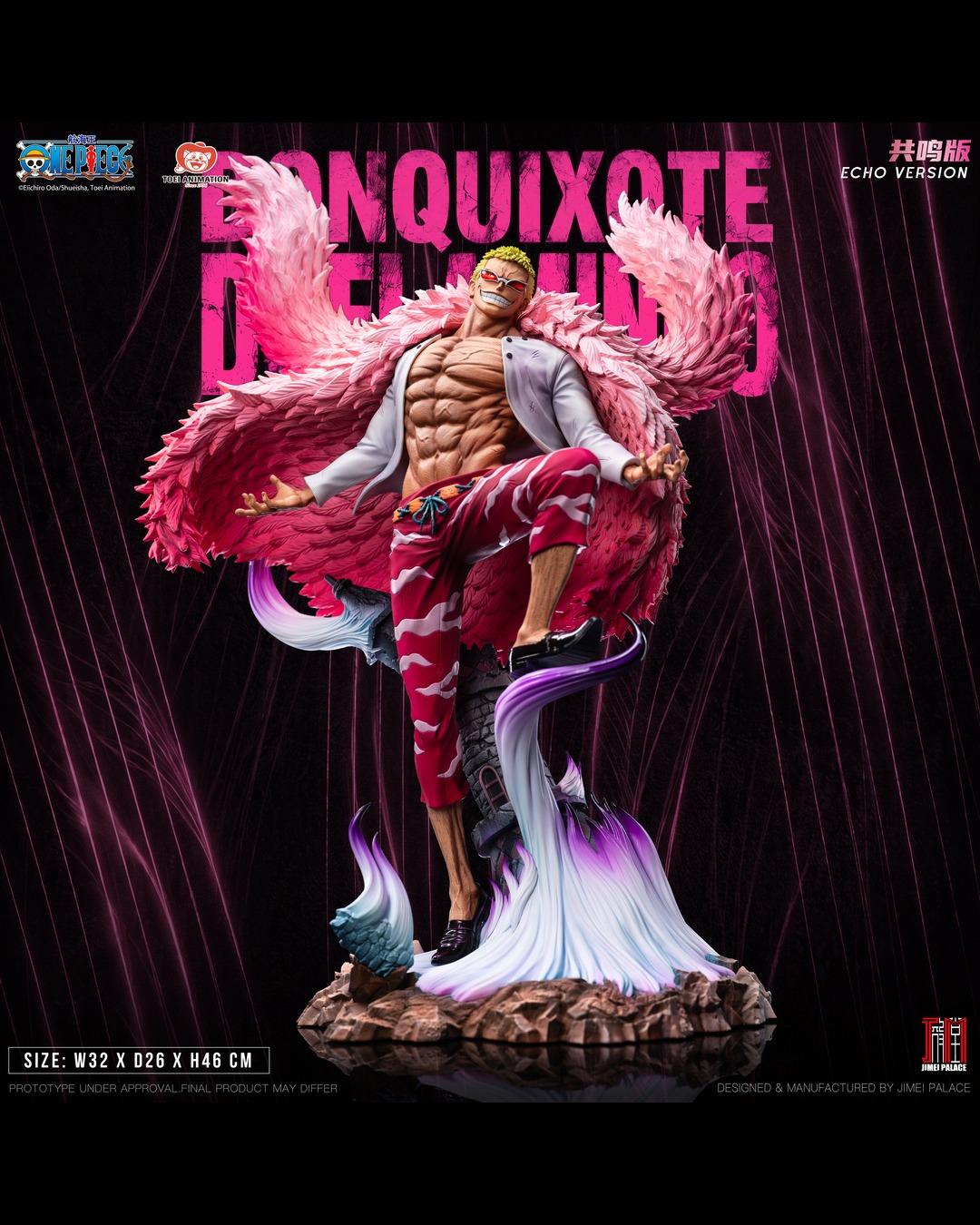 JIMEI Palace 1/6 ONE PIECE Legendary - Seven Warlords of the Sea Series : Donquixote Doflamingo Statue - Echo Ver.