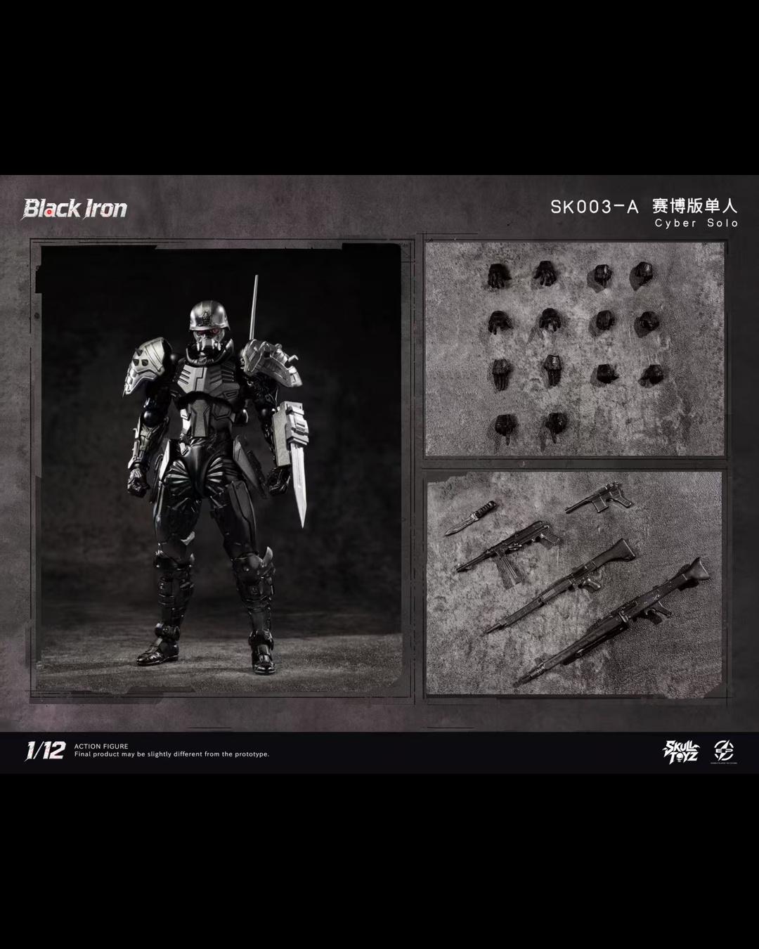 Skull Toyz x Snake SK002-B 1/12 Black Iron (Cyber Solo)