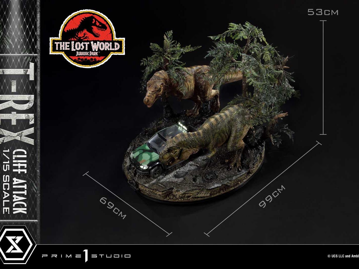 Prime 1 Studio LMCJP-09S The Lost World Jurassic Park : T-Rex Cliff Attack (Bonus Ver.) (2 Boxes)