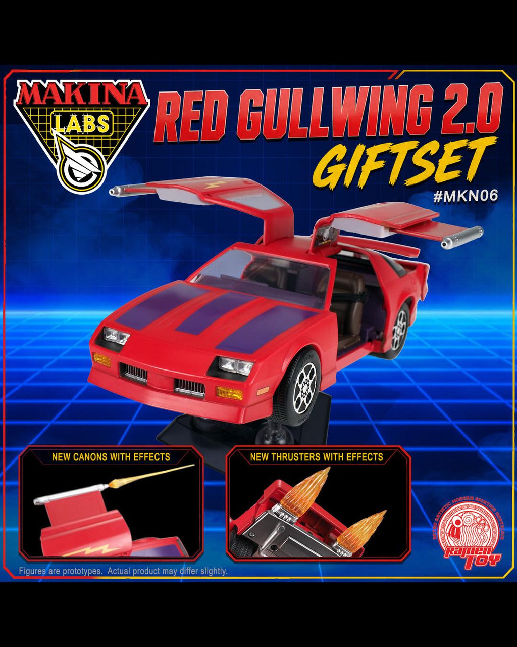 Ramen Toy MKN06 Red Gullwing 2.0 (Giftset)