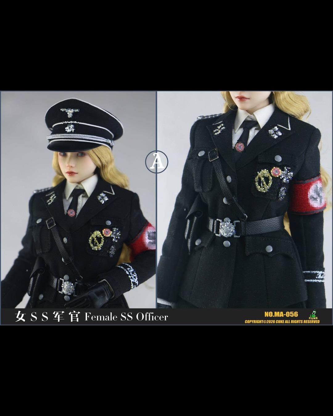 Cuke Toys MA-056 1/6 Female SS Officer Outfit Set