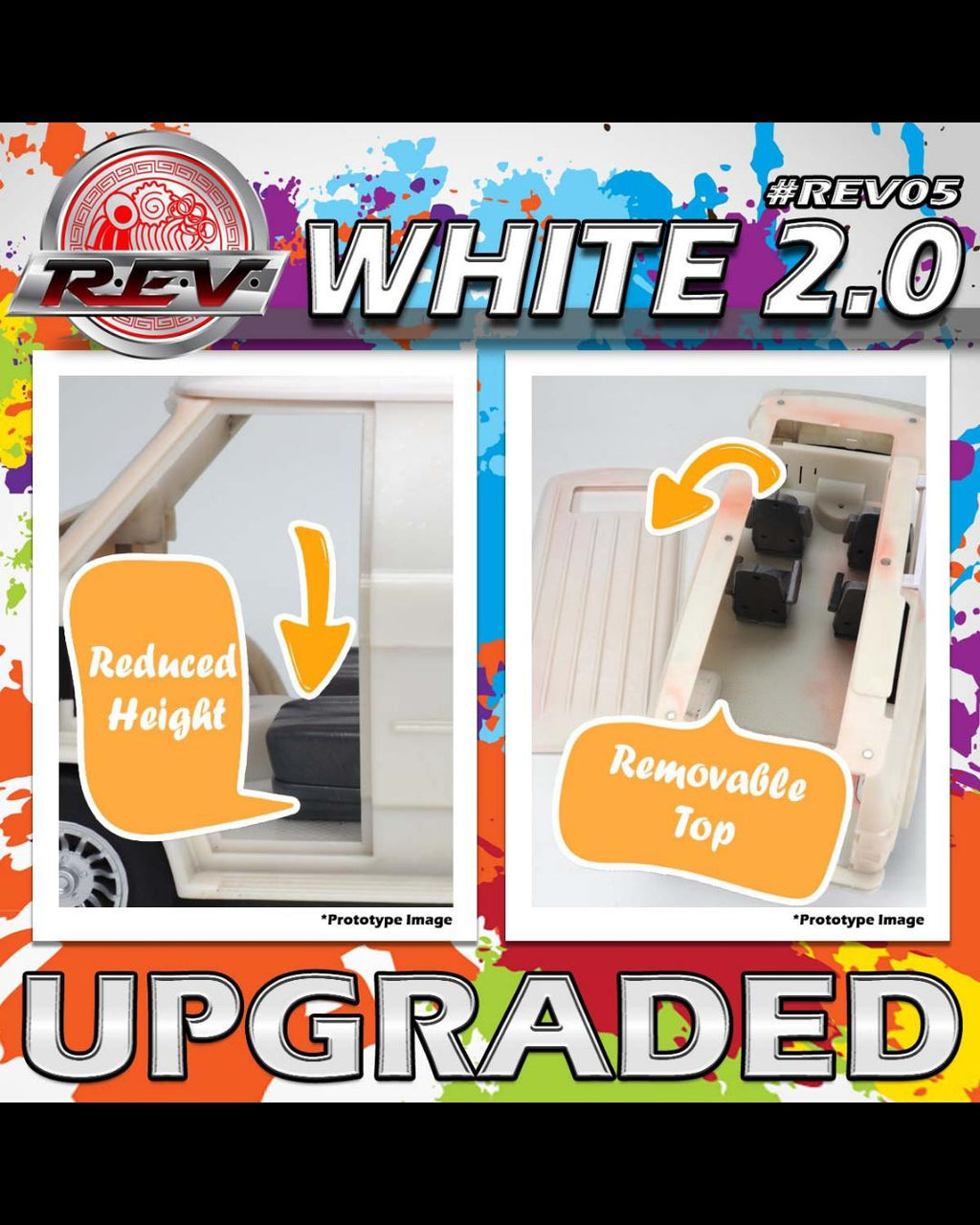 Ramen Toy REV05 1/12 Ramen Economical Van 2.0 (White)