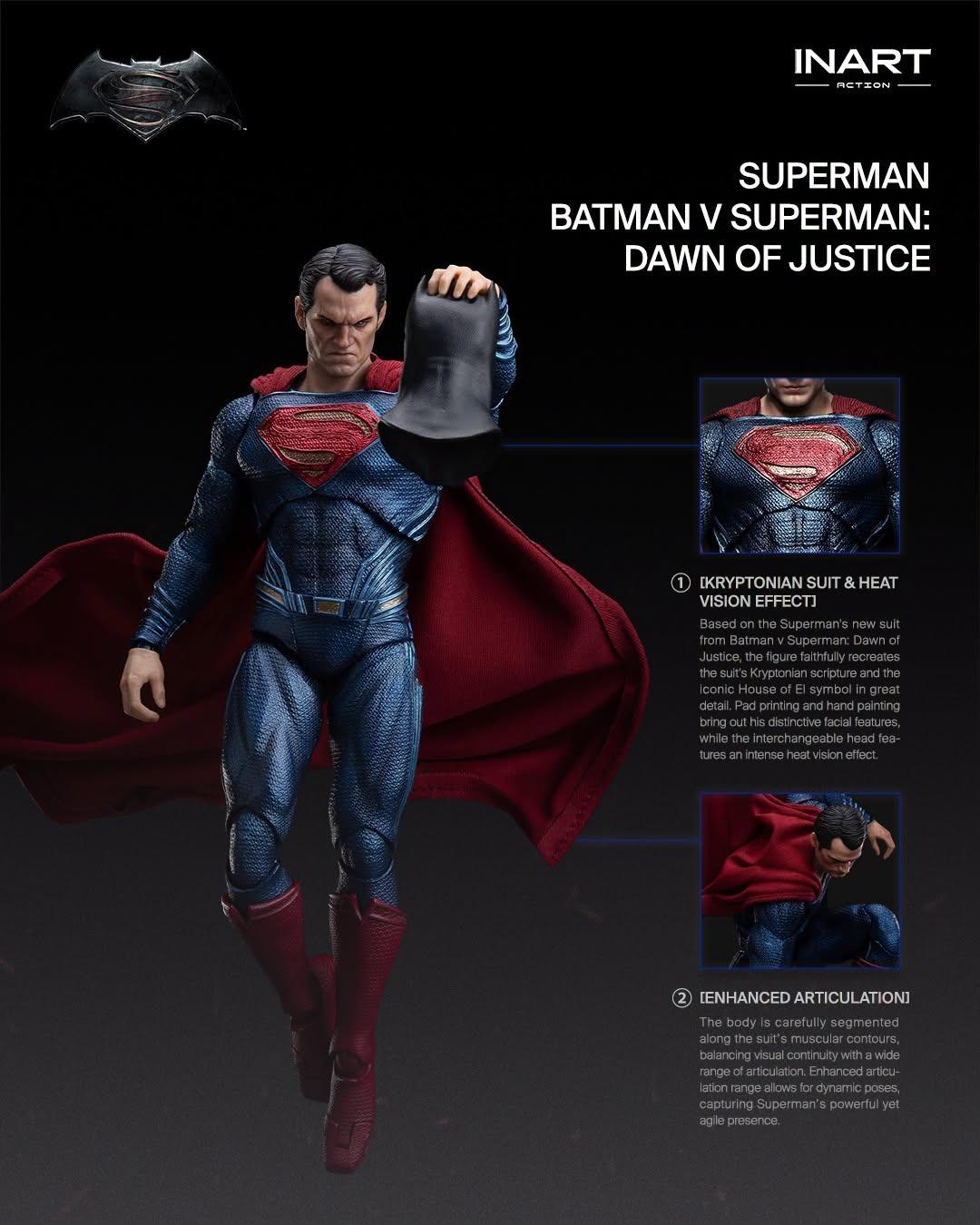 INART Action Hg-M0005 1/12 BvS : Dawn of Justice - Superman