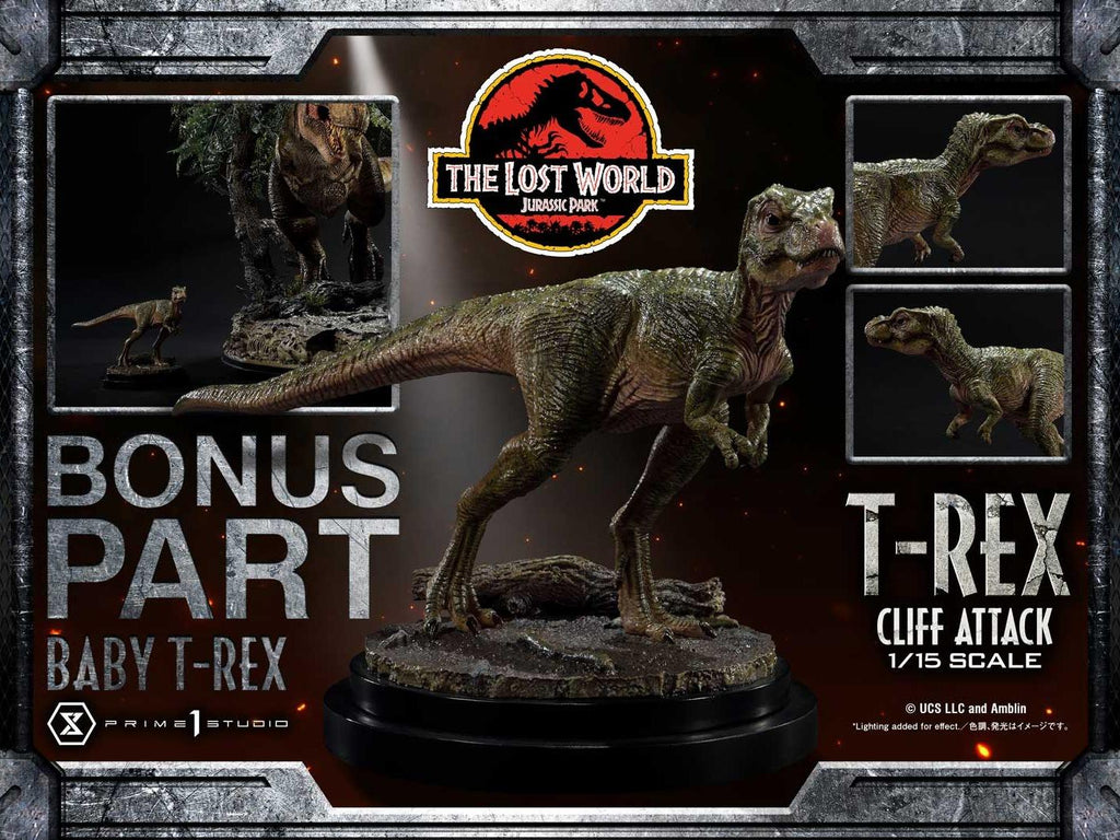 Prime 1 Studio LMCJP-09S The Lost World Jurassic Park : T-Rex Cliff Attack (Bonus Ver.) (2 Boxes)