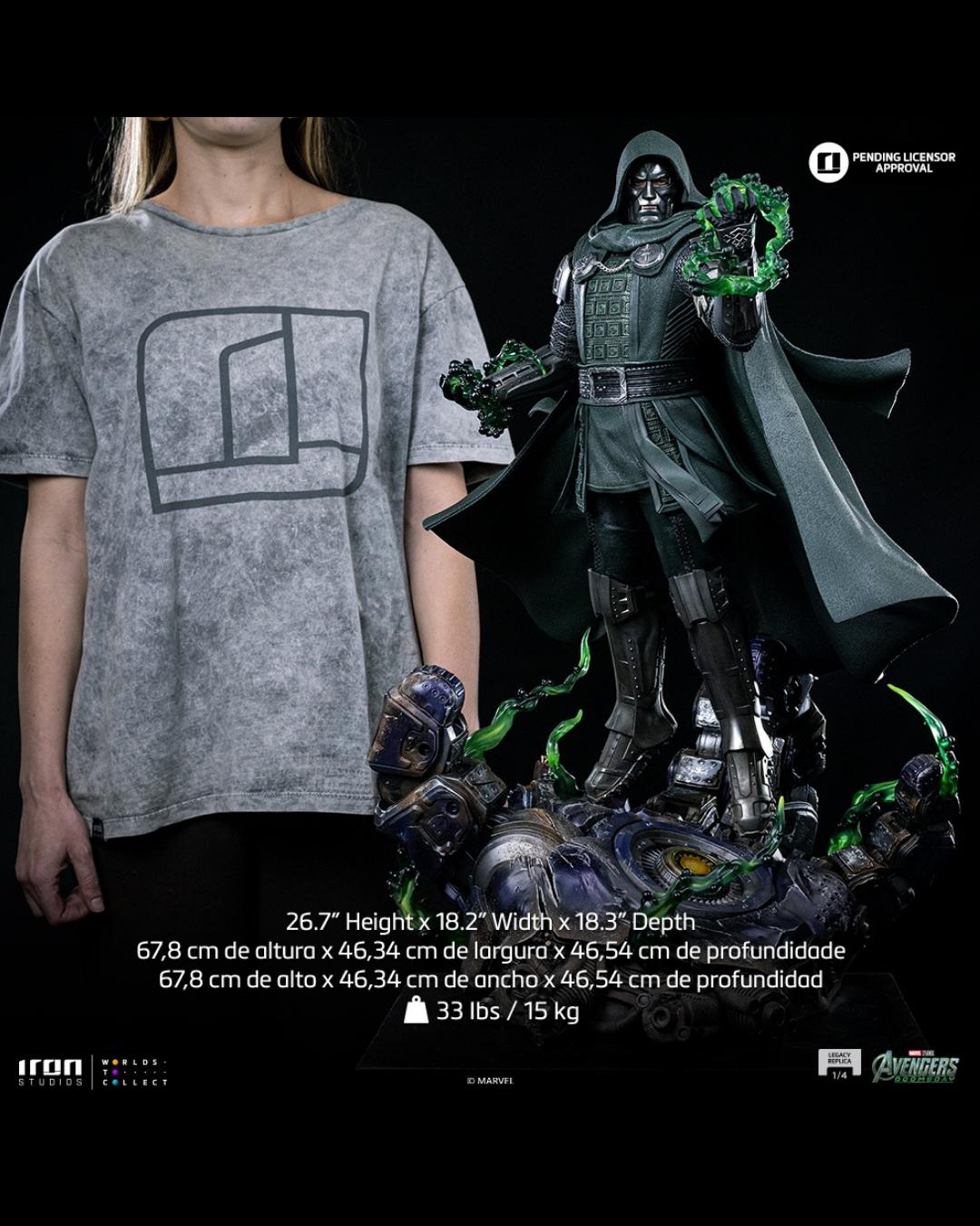 Iron Studios Legacy Replica 1/4 Marvel Comics : Doctor Doom