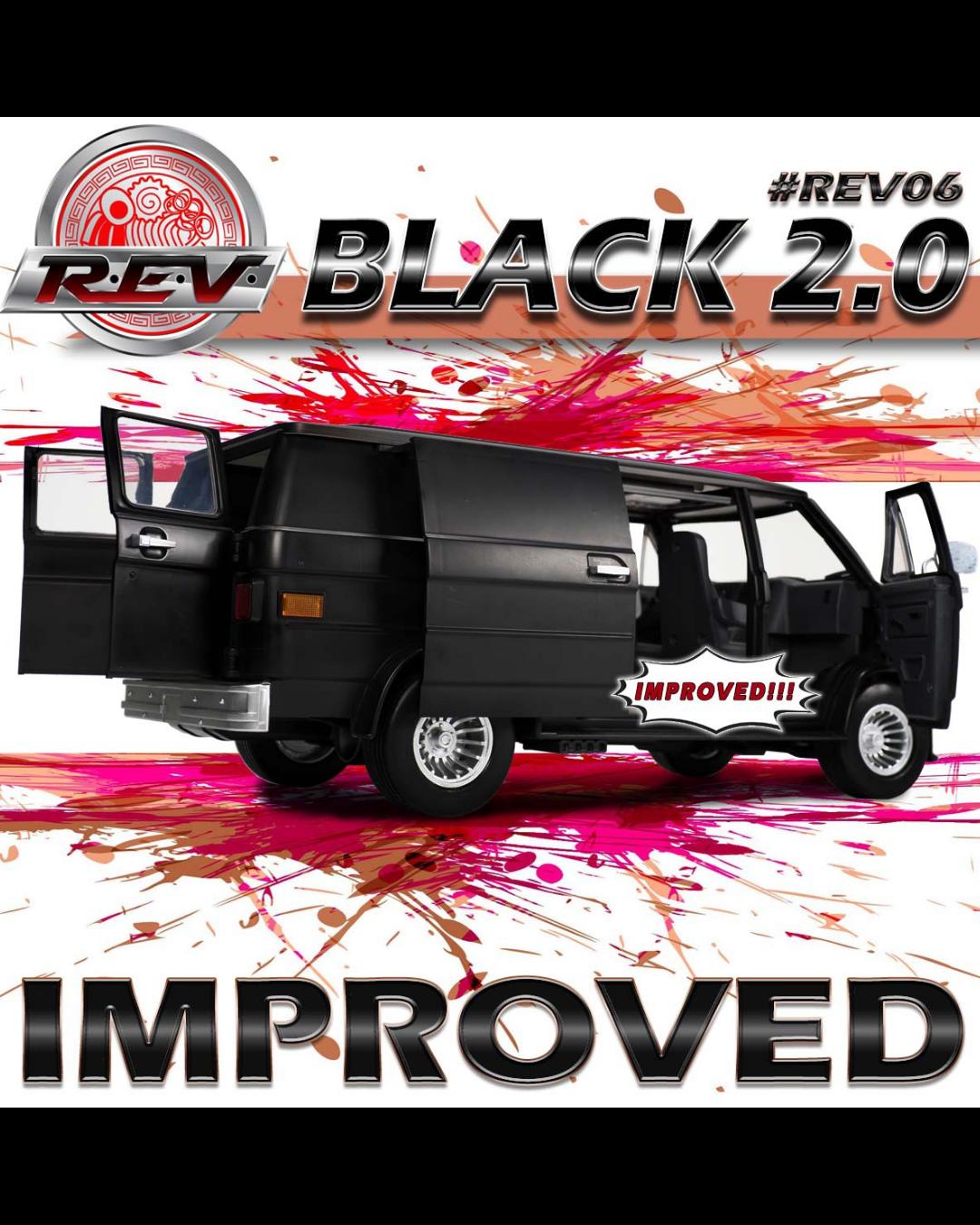 Ramen Toy REV06 1/12 Ramen Economical Van 2.0 (Black)