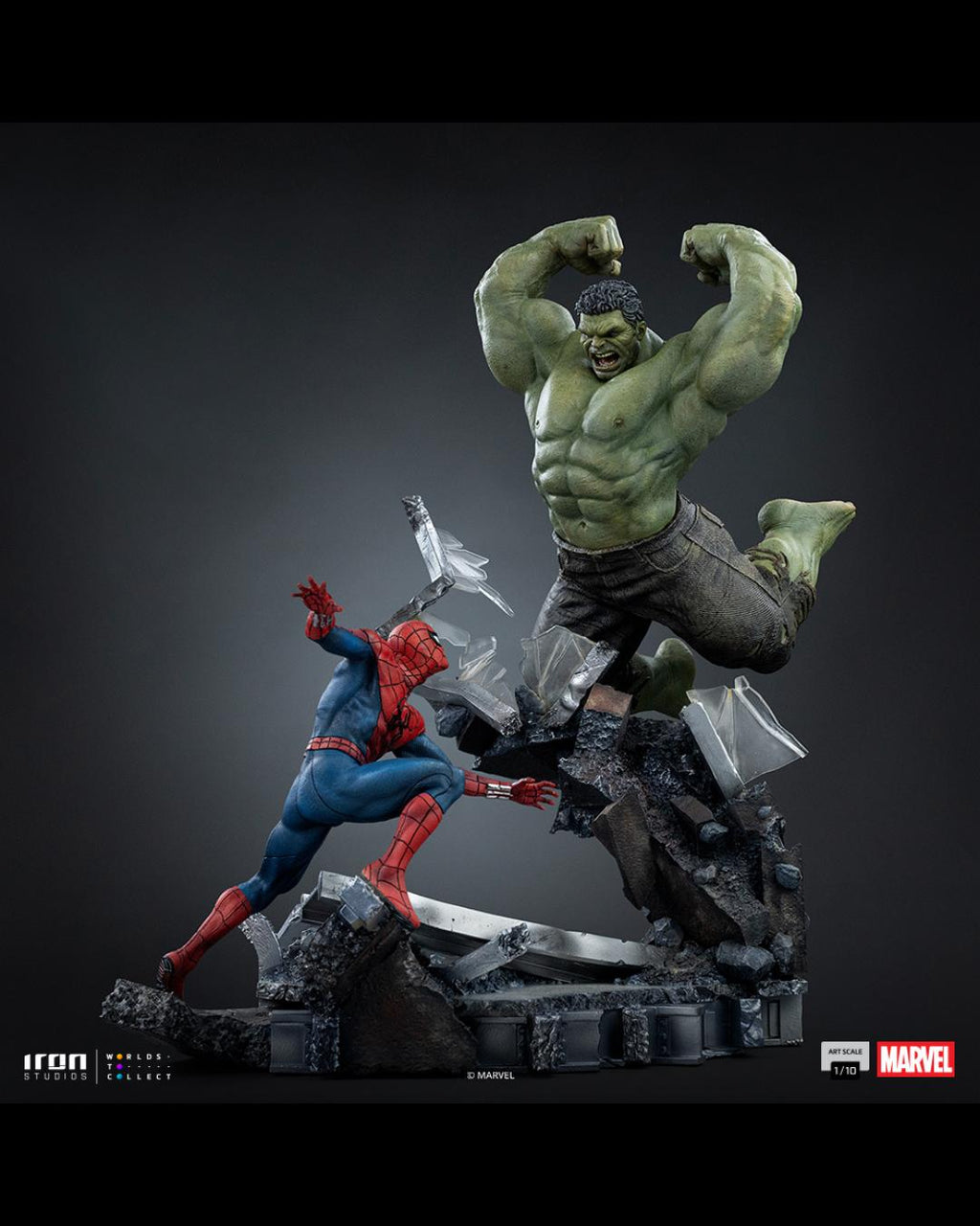 Iron Studios Art Scale 1/10 Spider-Man : Brand New Day - Spider-Man Vs Hulk