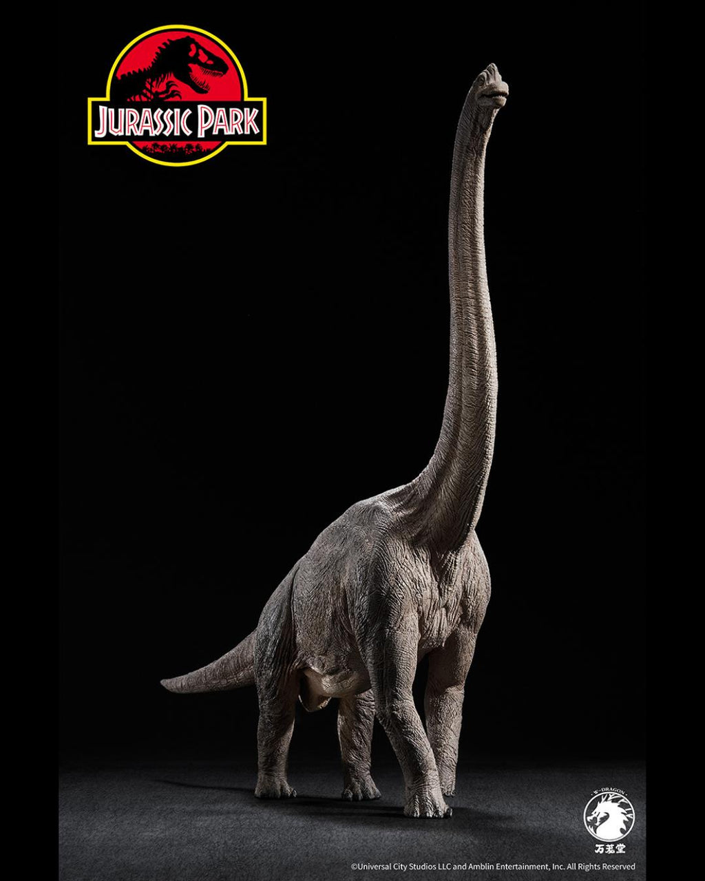 W-Dragon 1/35 Jurassic Park Brachiosaurus PVC Statue