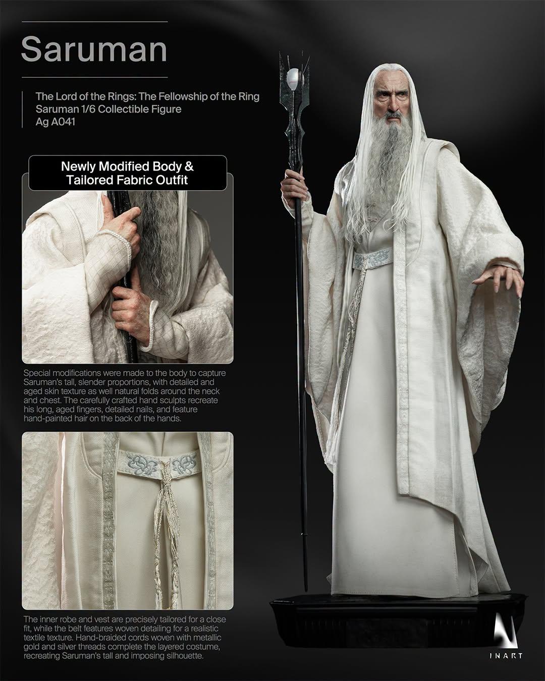INART Ag-A041 1/6 The Lord of the Rings : The Fellowship of the Ring - Saruman