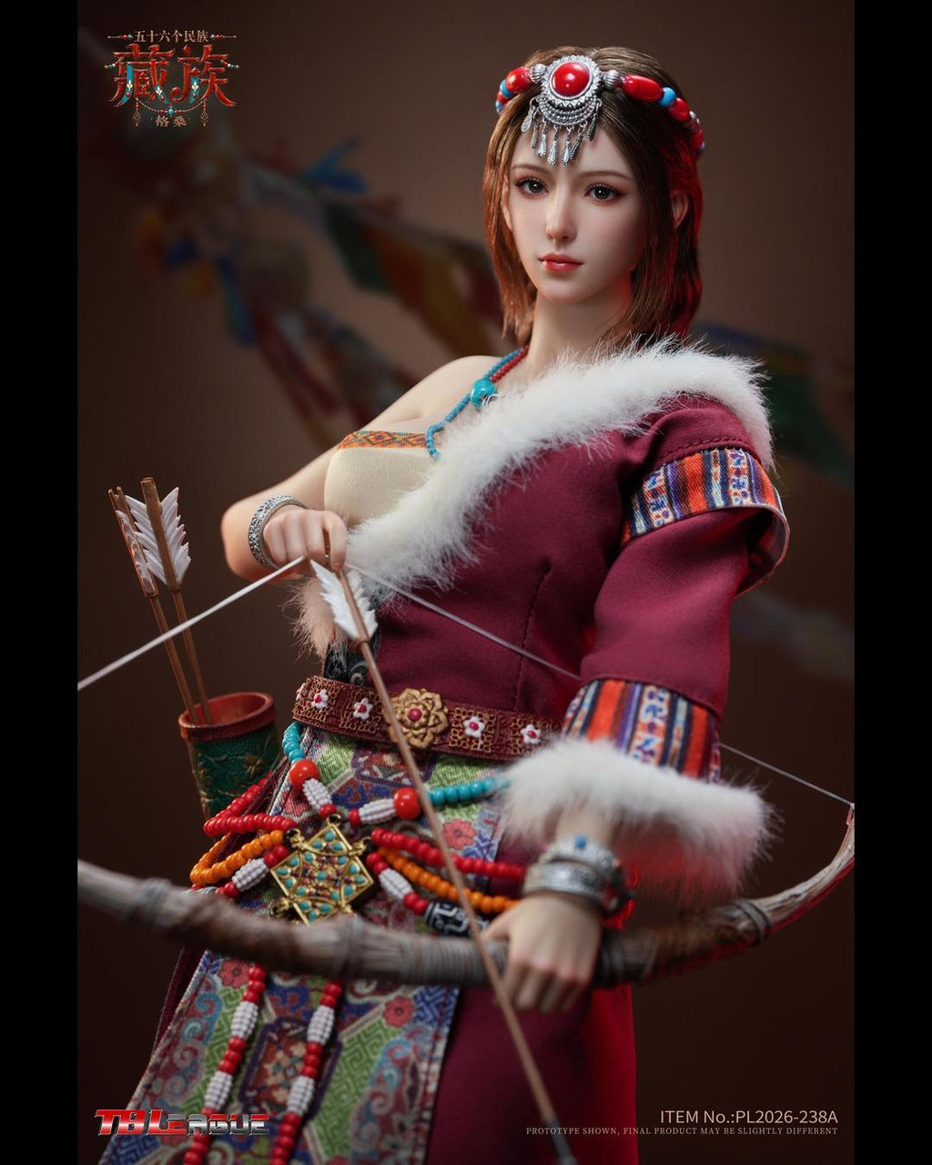 TBLeague PL2026-238A 1/6 56 Ethnic Groups Series : Tibetan Kelsang