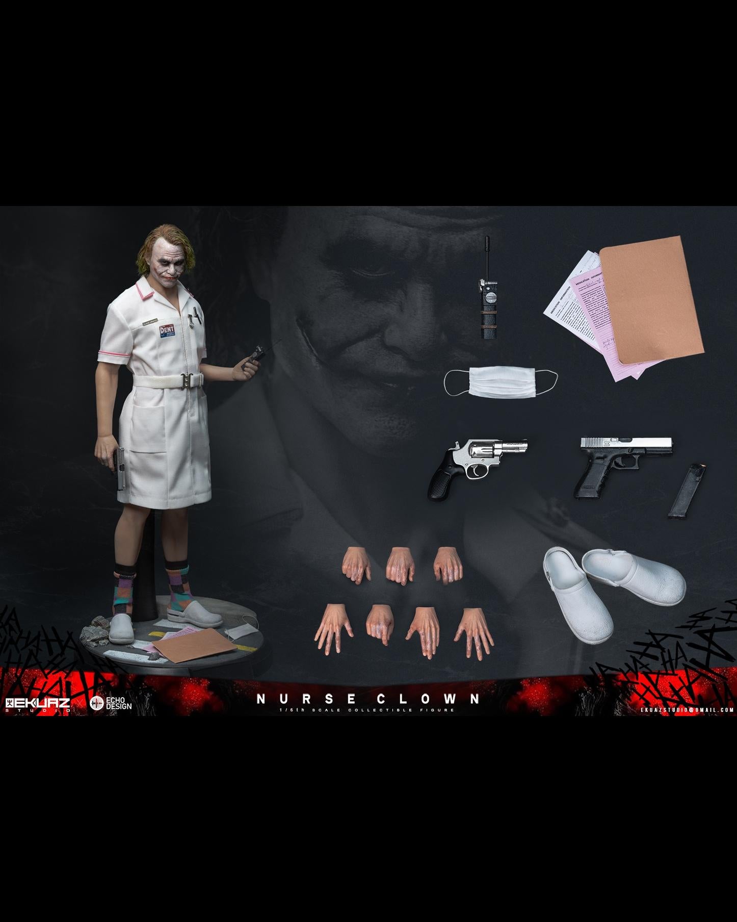 EKUAZ STUDIO x ECHO DESIGN EKS014 1/6 Nurse Clown