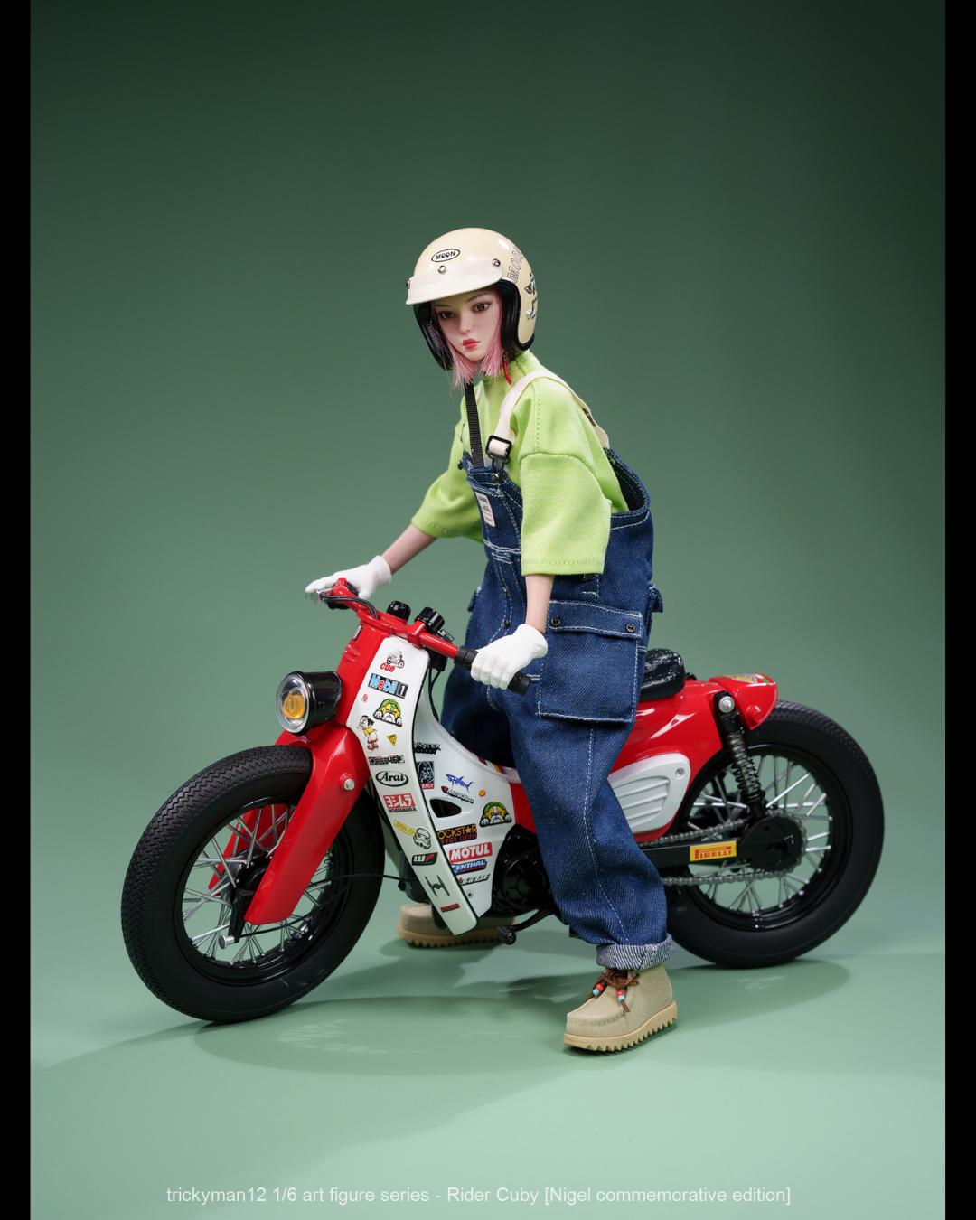 trickyman12 1/6 Rider Cuby Nigel & Motorcycle Set