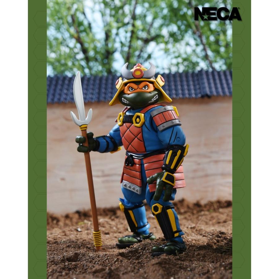 NECA 7" TMNT Cartoon Samurai Adventure Michelangelo & Space Adventure Donatello 2-Pack