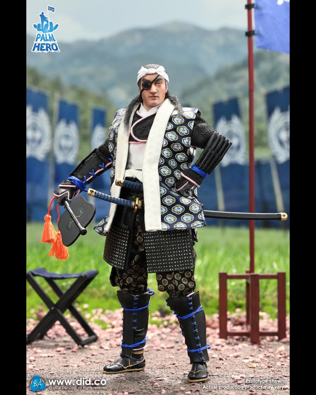 DID XJ80030 1/12 Palm Hero Japan Samurai Series 4 - Date Masamune