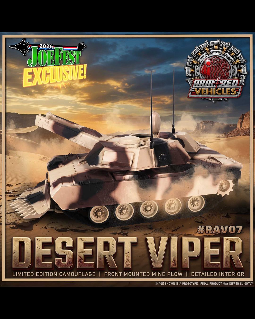 Ramen Toy RAV07 1/12 Armored Vehicles : Desert Viper Tank