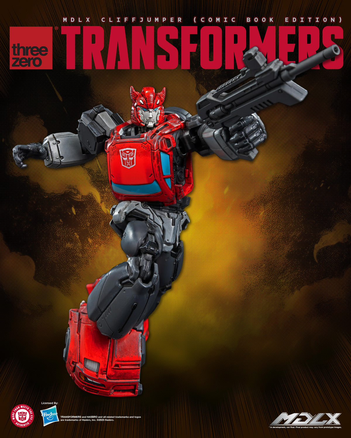 Threezero 3Z0873 Transformers MDLX Cliffjumper (Comic Book Edition)