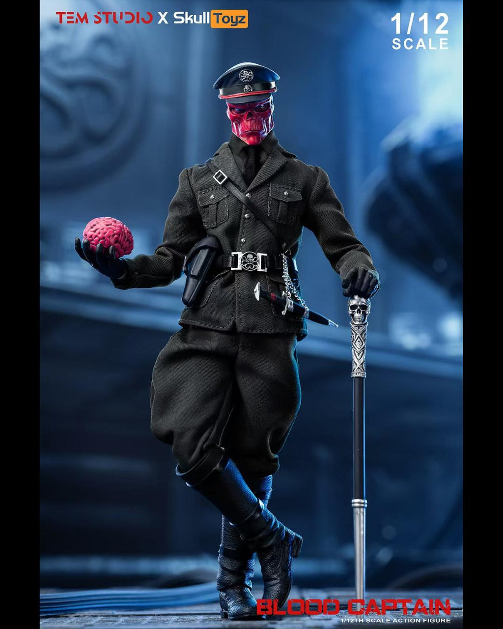 TEM STUDIO TEMS007B 1/12 Blood Captain (Black Uniform)