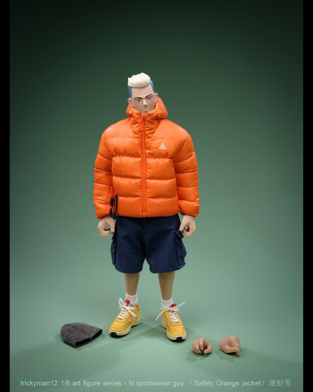 trickyMan12 FB-10150-C 1/6 N Sportswear Guy (Safety Orange)