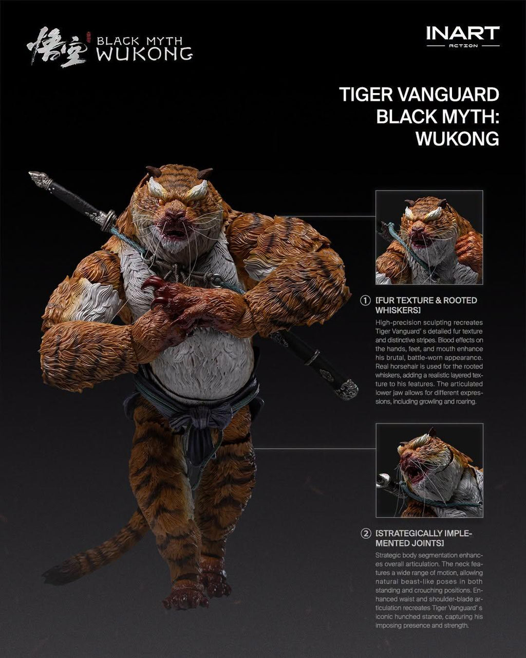 INART Action MAG-G0006 1/12 Black Myth : Wukong - Tiger Vanguard