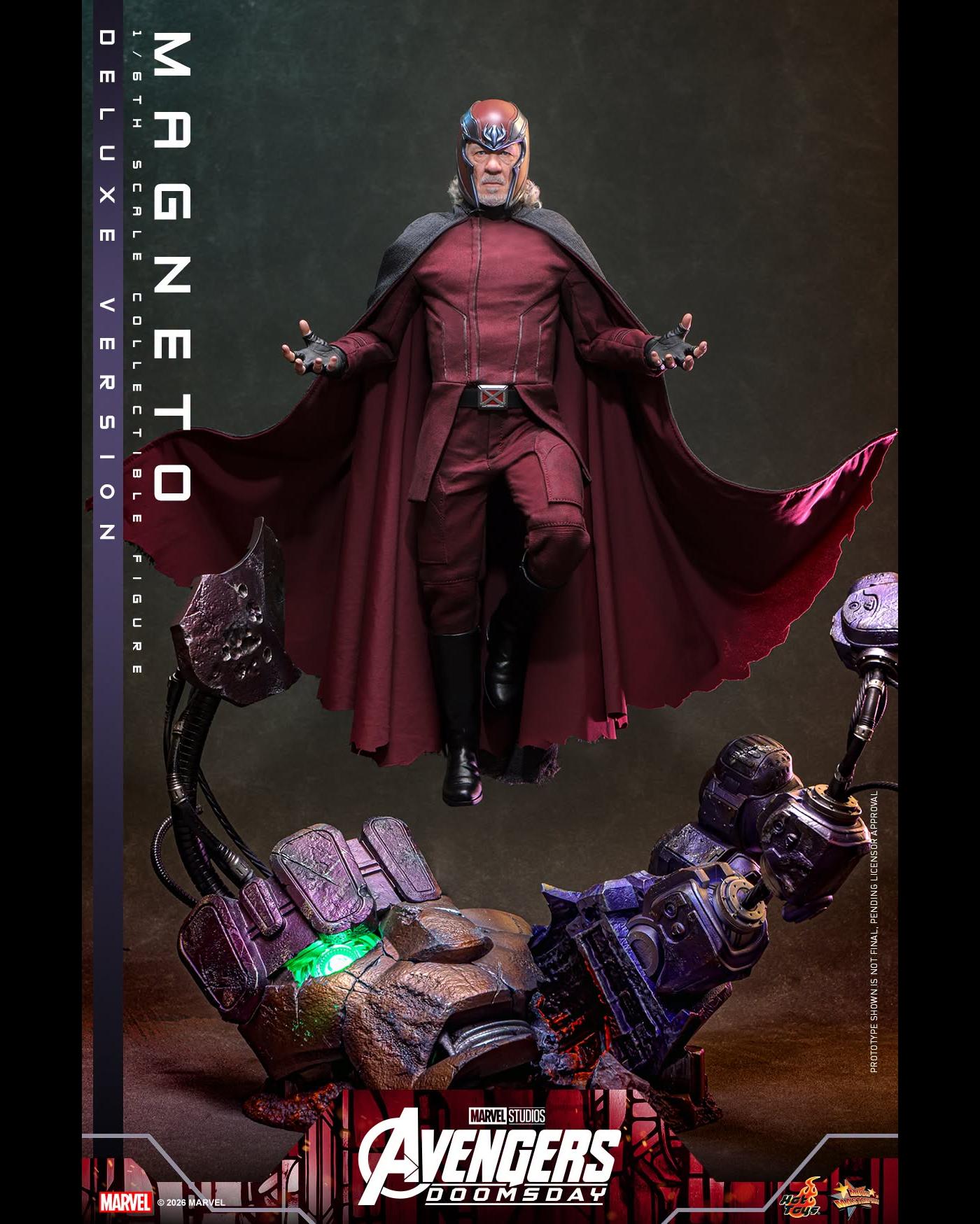 Hot Toys MMS913B 1/6 Avengers Doomsday Magneto (DX Ver.) (Special Edition)