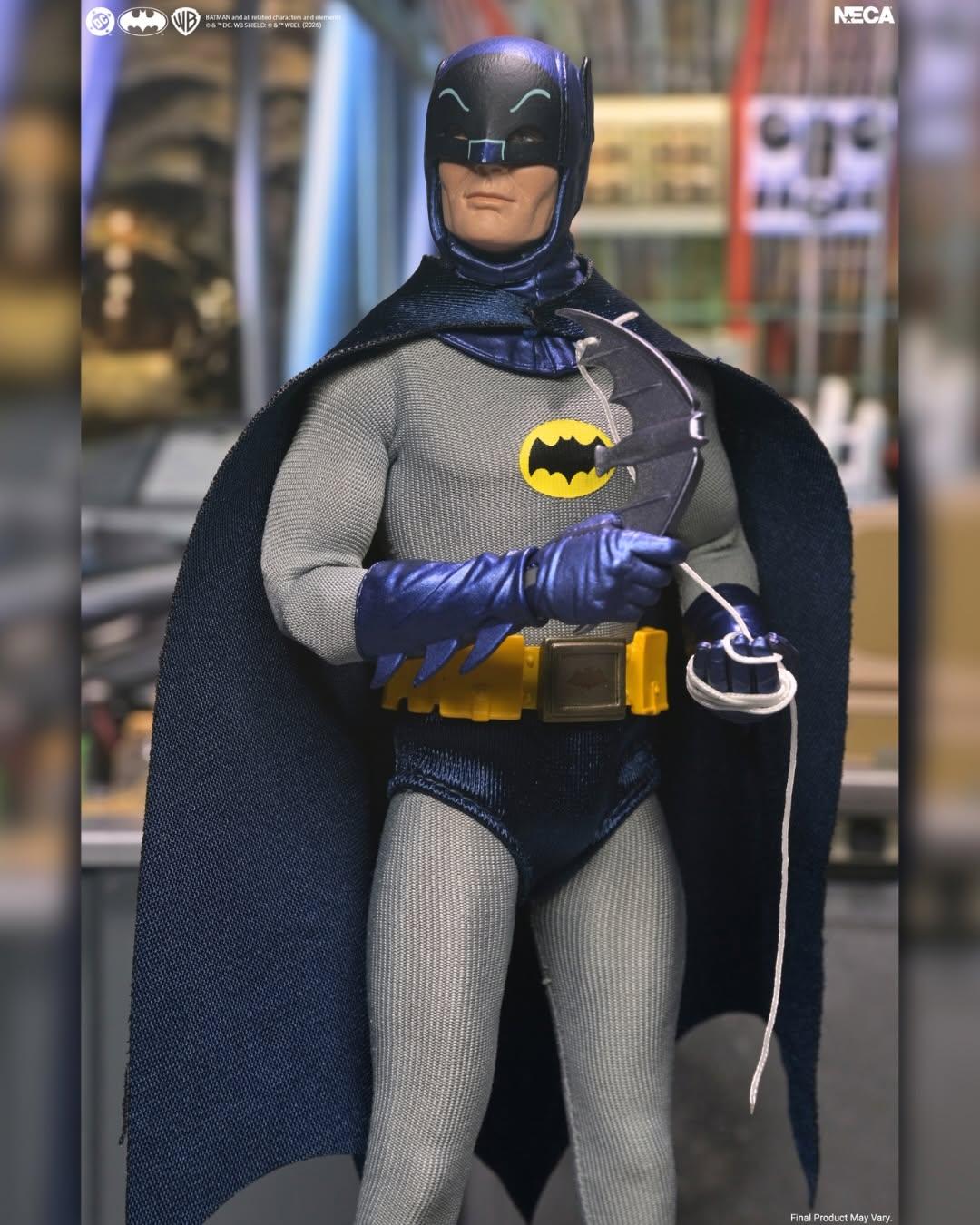 NECA 8” Scale Batman (1966 TV Show) - Batman (Clothed Figure)