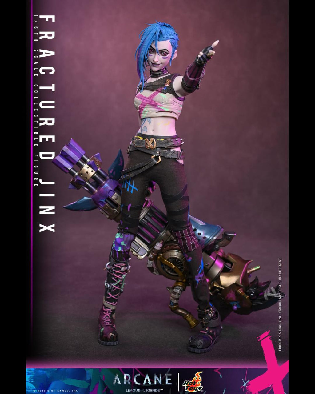 Hot Toys TMS183 1/6 Arcane : Fractured Jinx