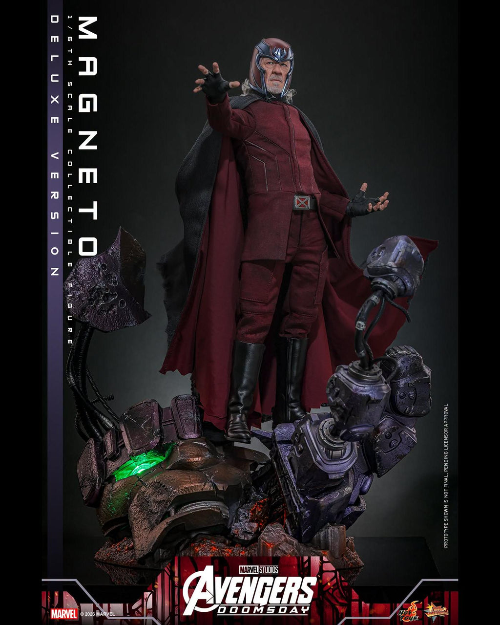 Hot Toys MMS913B 1/6 Avengers Doomsday Magneto (DX Ver.) (Special Edition)
