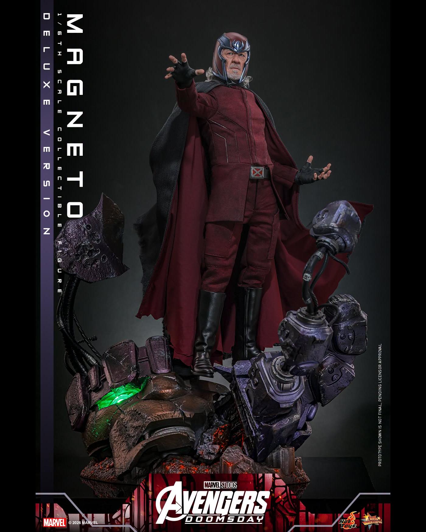 Hot Toys MMS913B 1/6 Avengers Doomsday Magneto (DX Ver.) (Special Edition)
