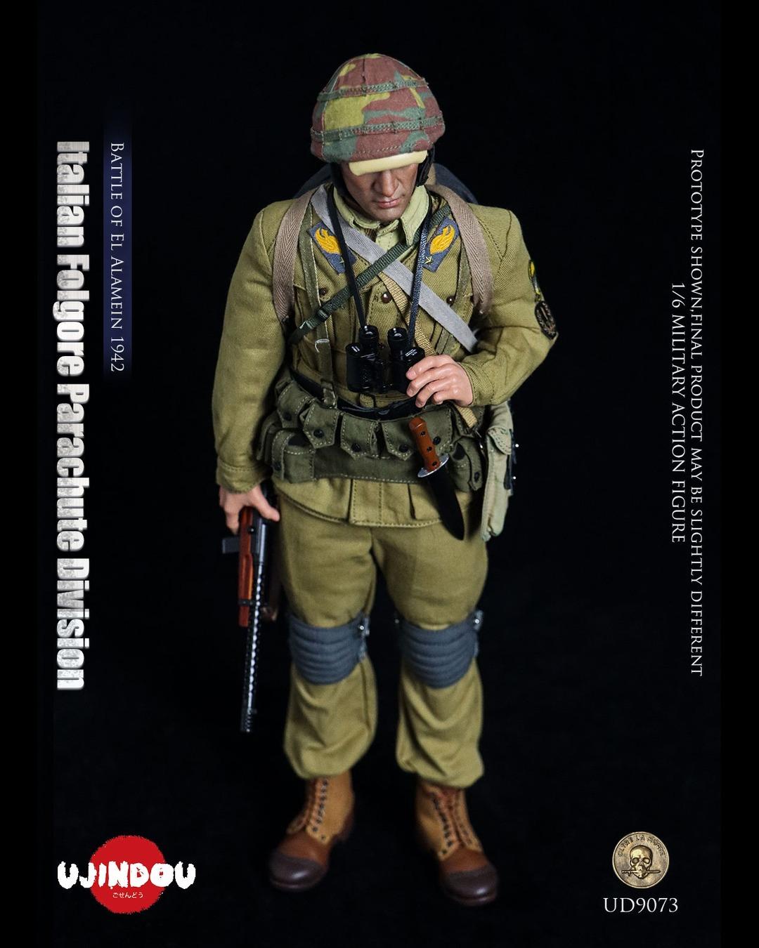 UJINDOU UD9073 1/6 Italian Folgore Parachute Division (Battle of El Alamein 1942)