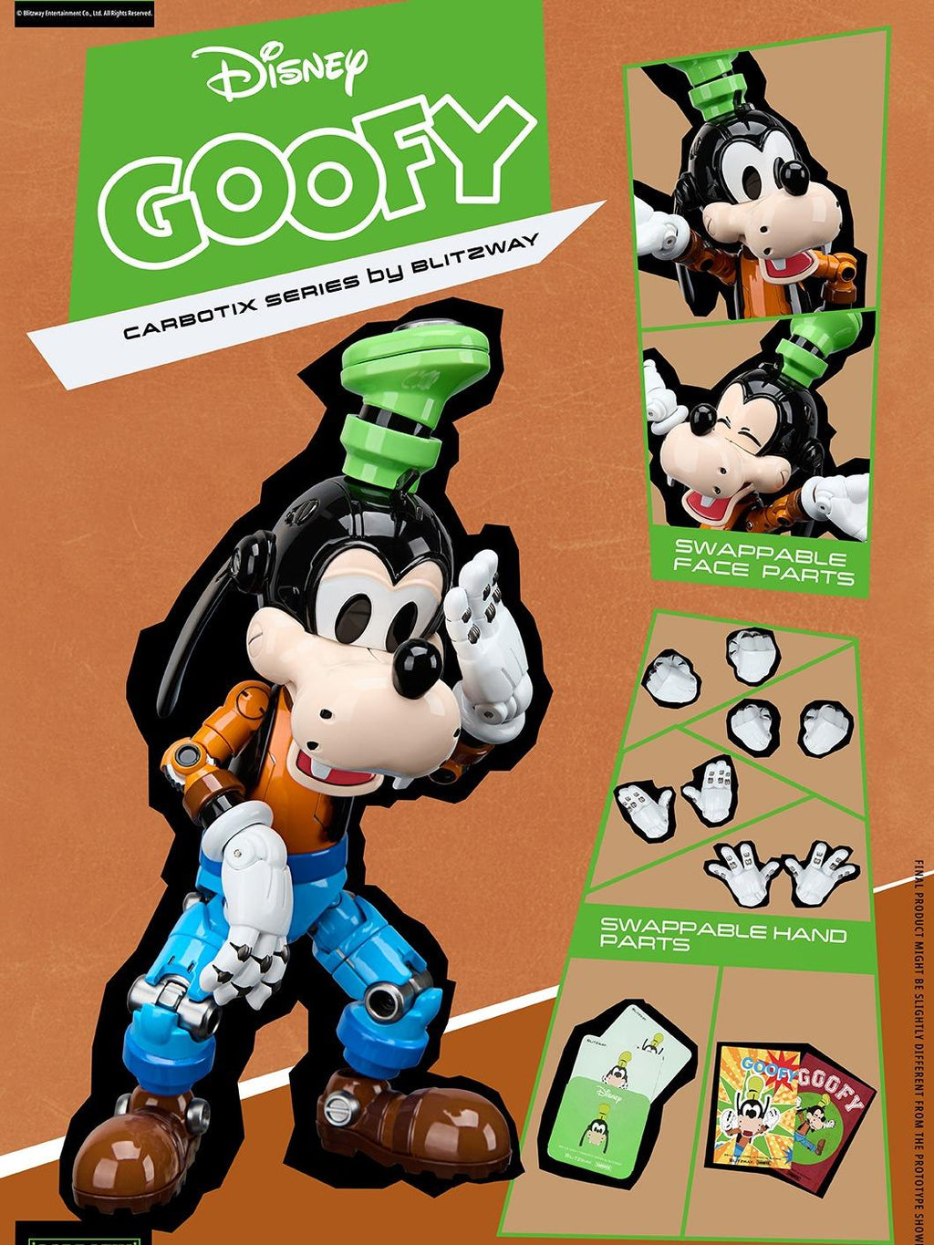 Blitzway BW-CA-10504 Disney Carbotix Goofy (Re-Run)