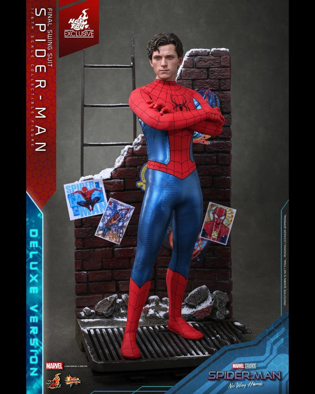 Hot Toys MMS922 1/6 Spider-Man : No Way Home - Spider-Man (Final Swing Suit) (Deluxe Ver)