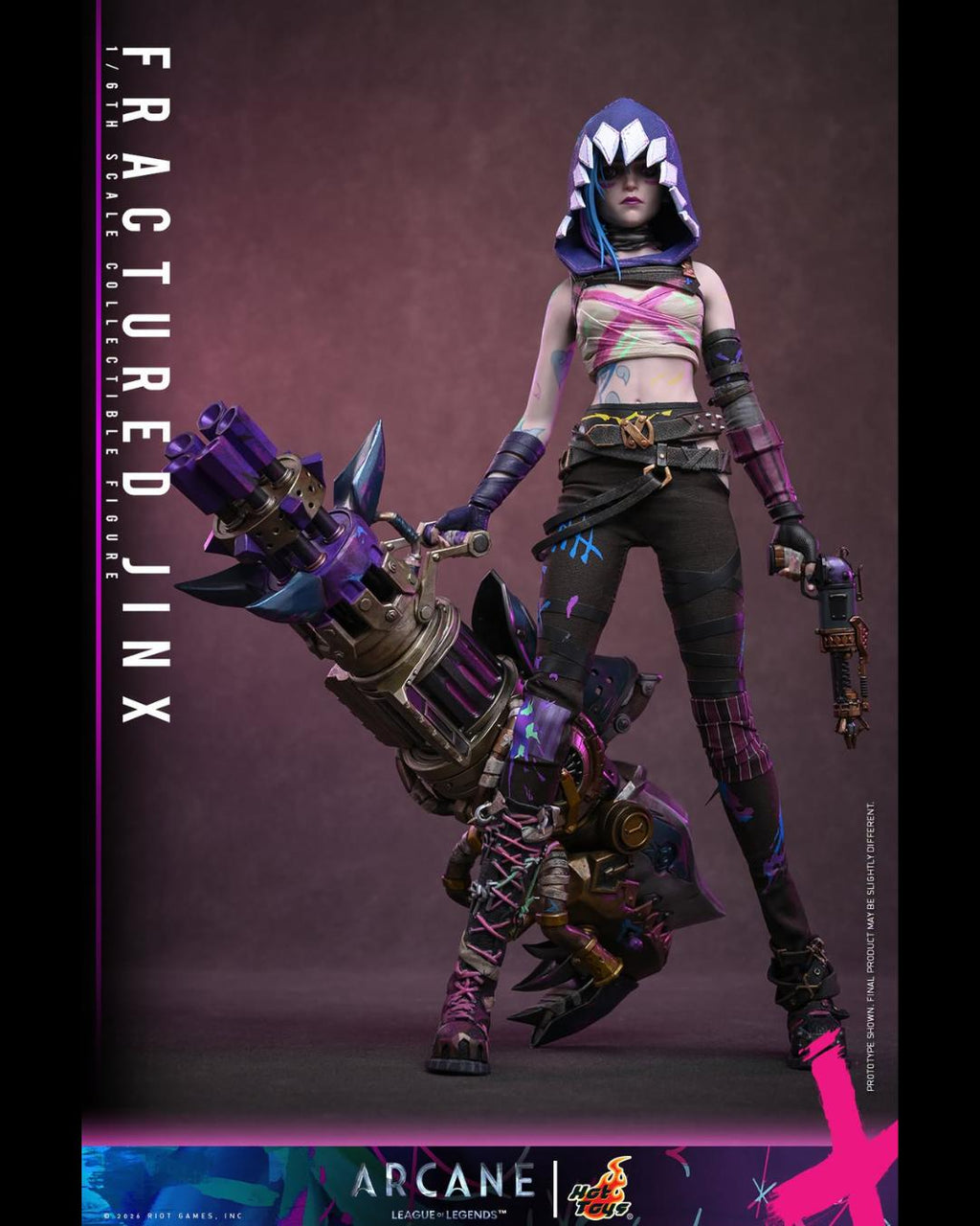 Hot Toys TMS183 1/6 Arcane : Fractured Jinx