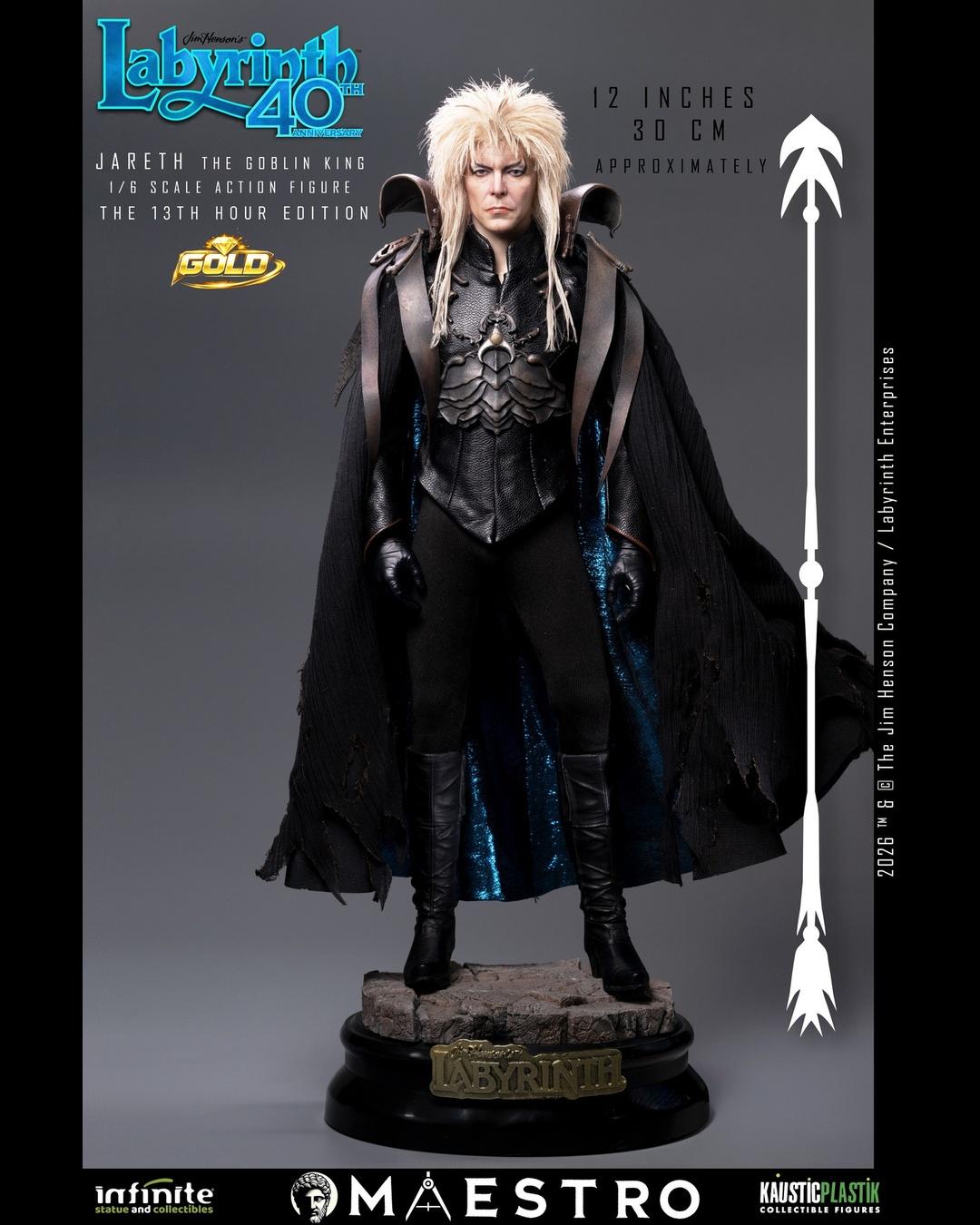 Infinite 1/6 Labyrinth Jareth the Goblin King (13th Hour Gold Edition)