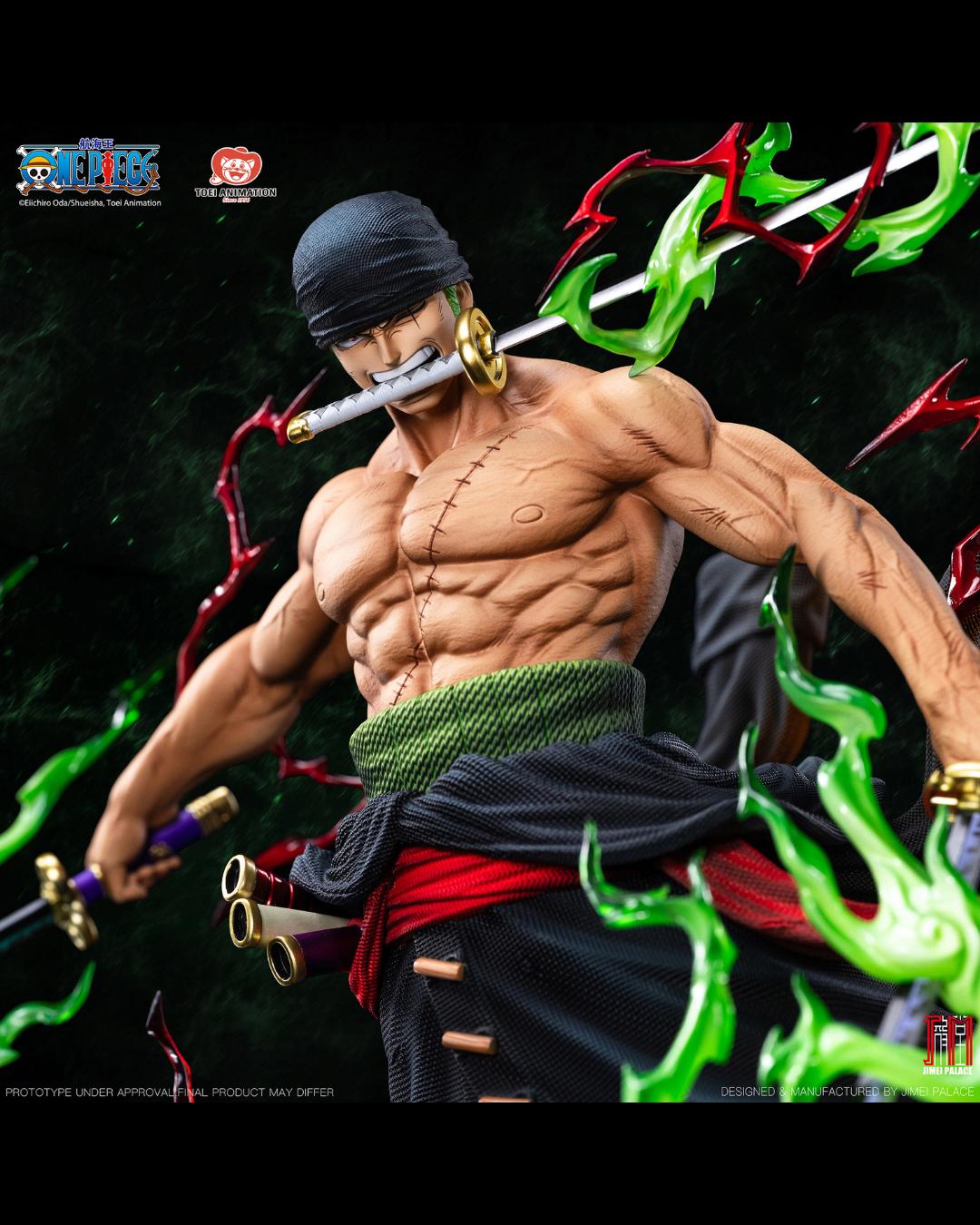 Jimei Palace 1/6 One Piece Legendary Straw Hat Crew Series Roronoa Zoro Statue - Echo Ver.
