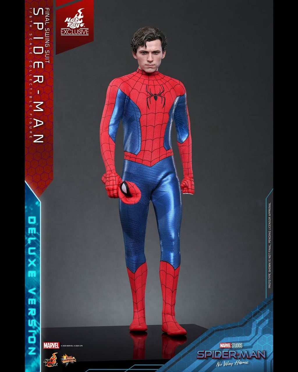 Hot Toys MMS922 1/6 Spider-Man : No Way Home - Spider-Man (Final Swing Suit) (Deluxe Ver)