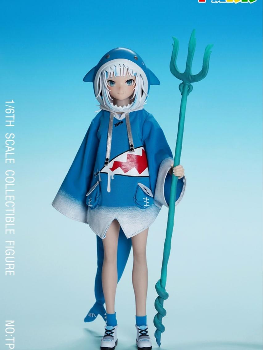 TOYS PARK TP004 1/6 Shark Girl Head Sculpt + Outfit Accessories Set