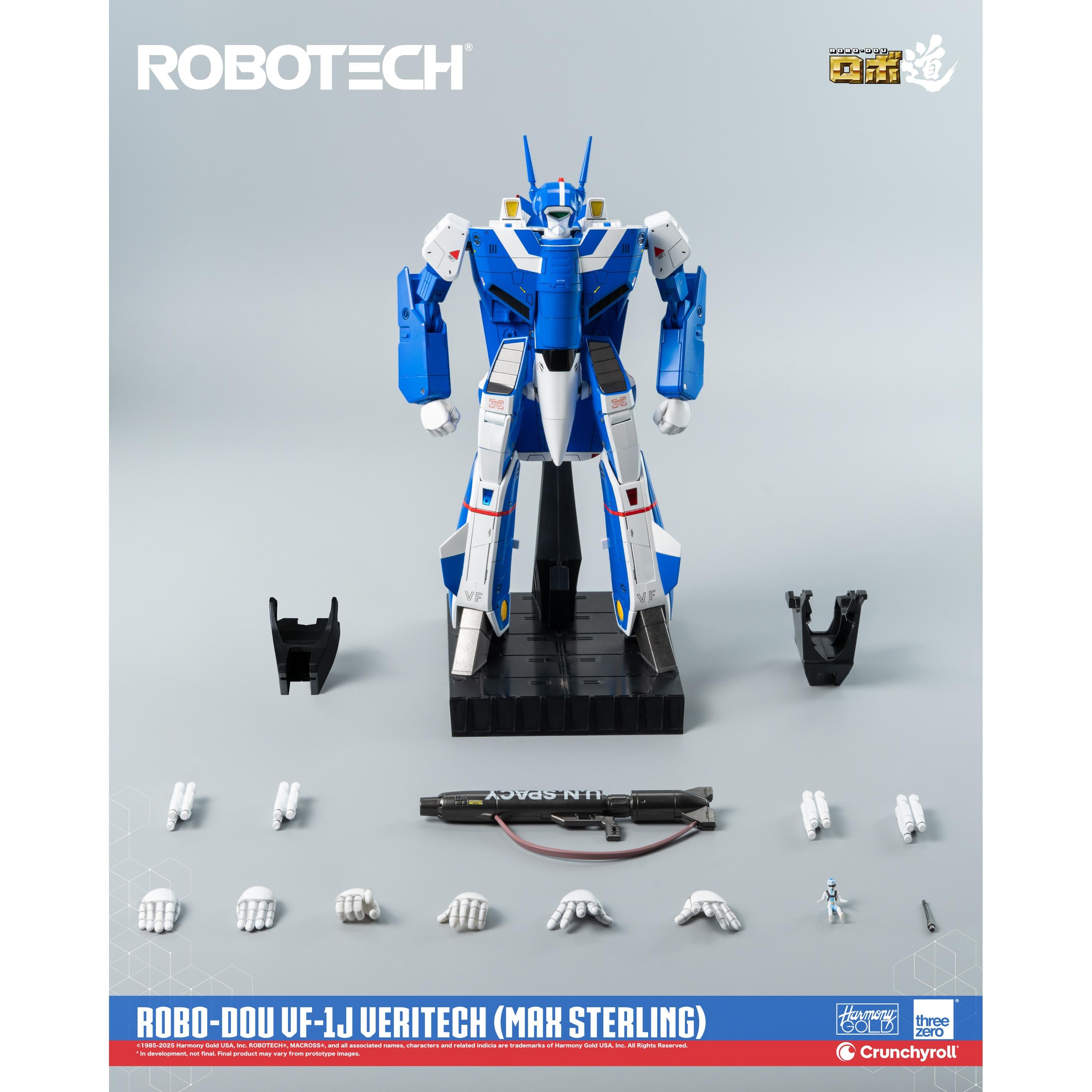 Threezero 3Z0366 1/72 ROBO-DOU ROBOTECH VF-1J Veritech (Max Sterling)