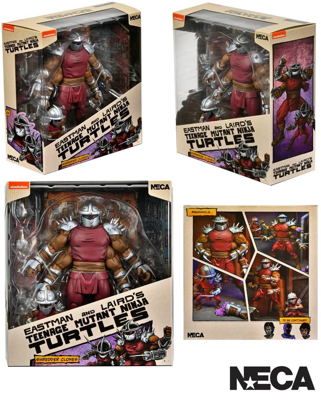 NECA TMNT 7” The Shredder Clones (Mirage Comics)
