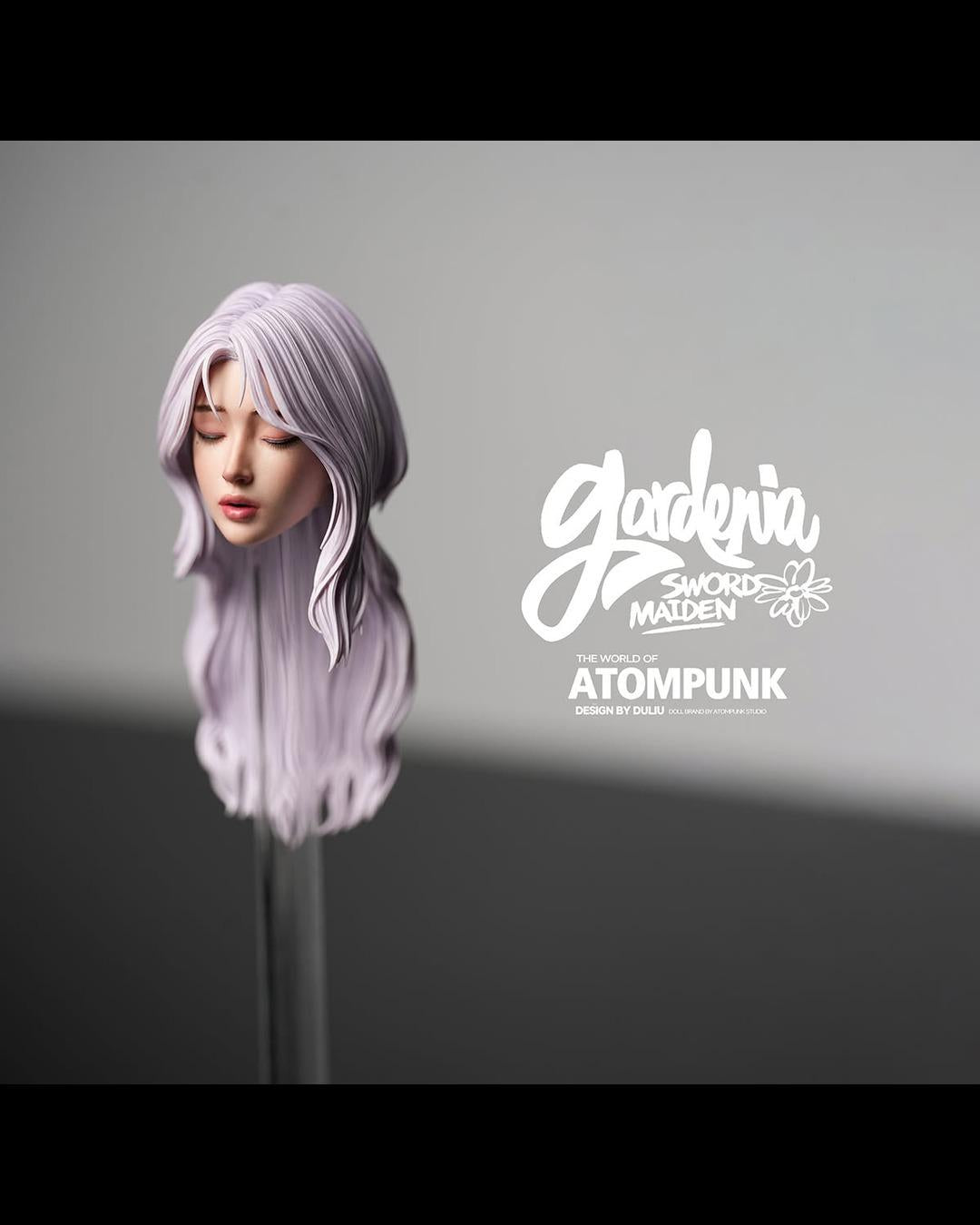 Atompunk 1/6 Gardenia Sword Maiden Head Sculpture
