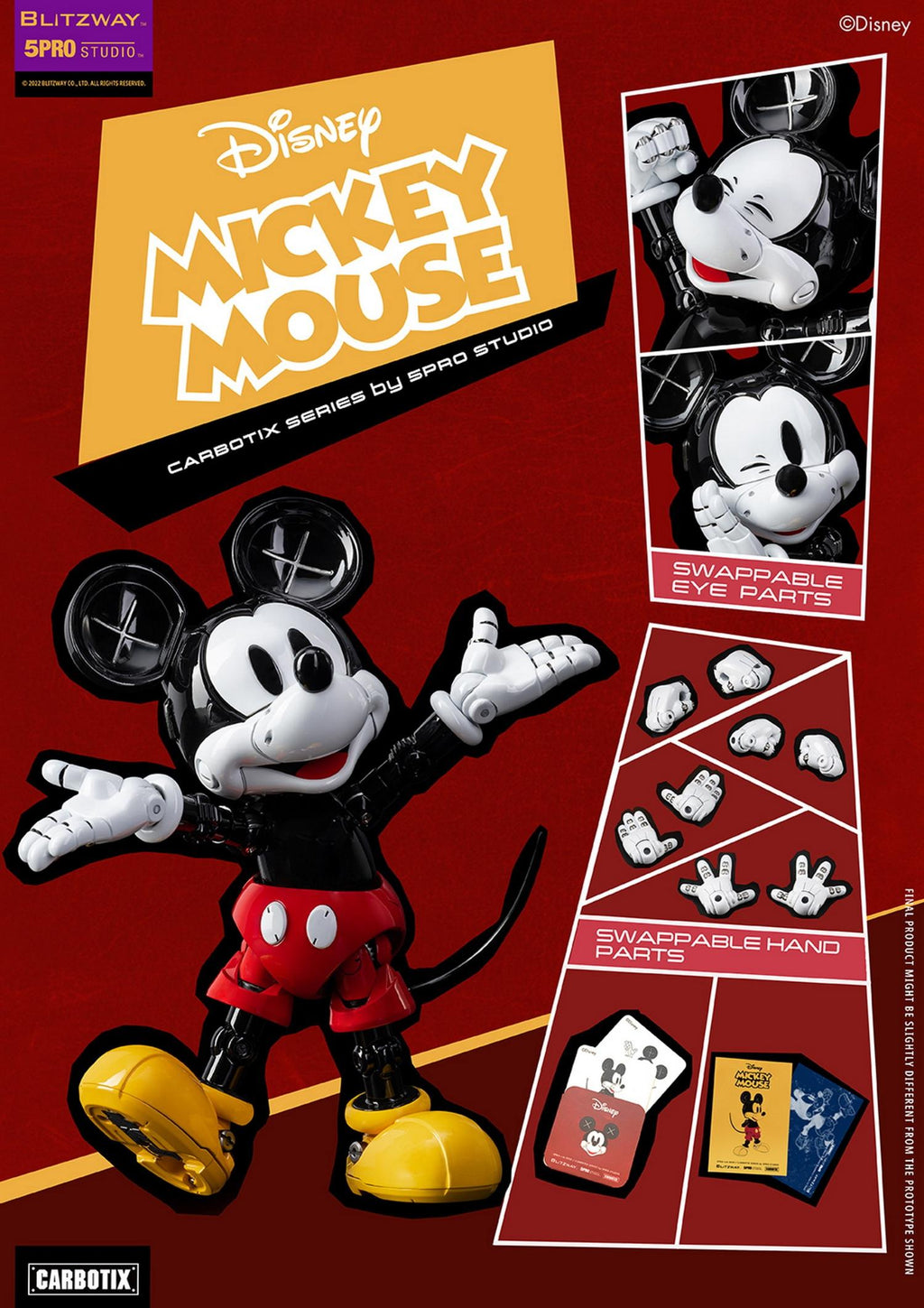 Blitzway 5PRO-CA-10501 Carbotix Mickey Mouse