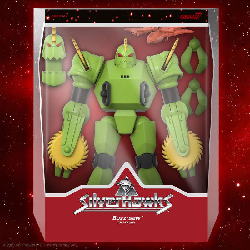 Super7 Ultimates! Wave 4 Silverhawks Buzz-Saw (Toy Ver)