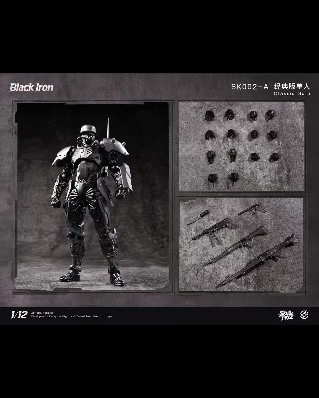 Skull Toyz x Snake SK002-A 1/12 Black Iron (Classic Solo)