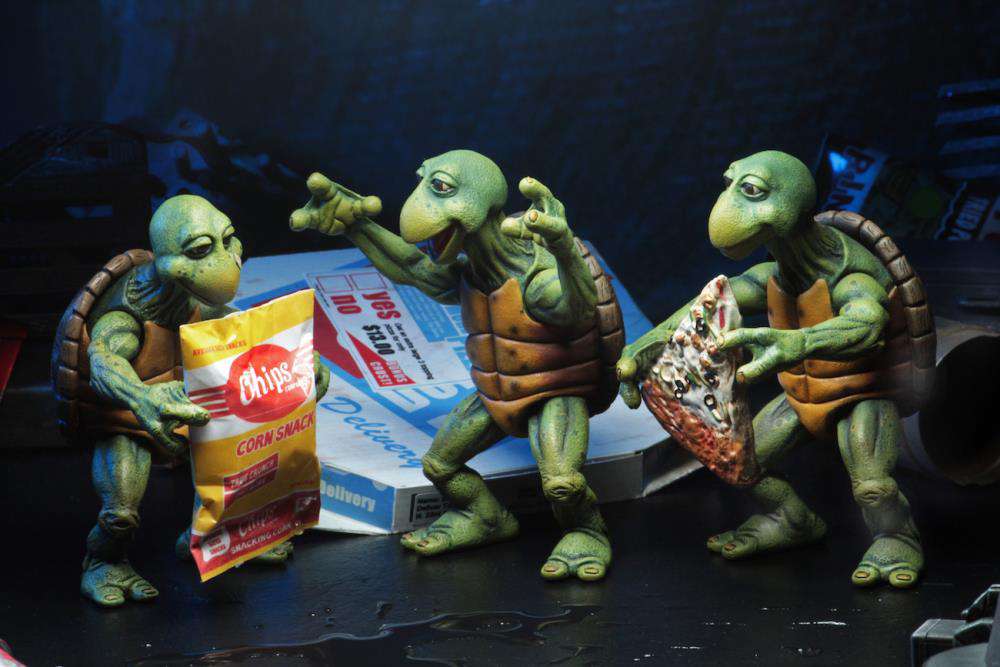 NECA TMNT 1/4 Ninja Turtles Baby Turtles Set (1990)