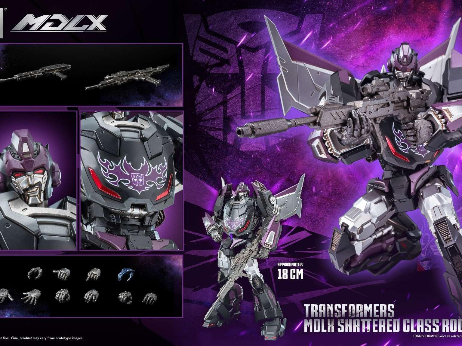 Threezero 3Z0717 Transformers - MDLX Shattered Glass Rodimus Unicronus