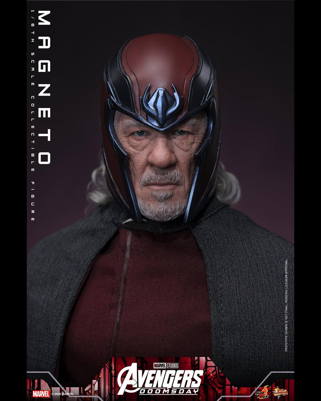 Hot Toys MMS912 1/6 Avengers Doomsday Magneto (Regular Ver.)